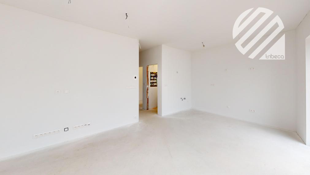 Nová IBV-byt č.1: Trojizbový byt so súkromným parkovaním a predzáhradkou v Kotešovej