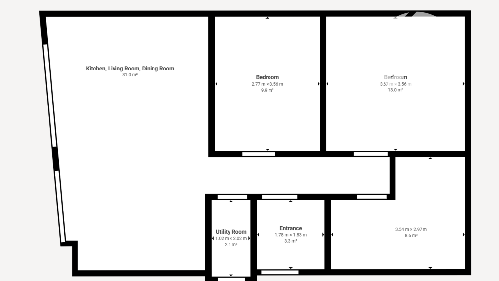 Nová IBV-byt č.1: Trojizbový byt so súkromným parkovaním a predzáhradkou v Kotešovej