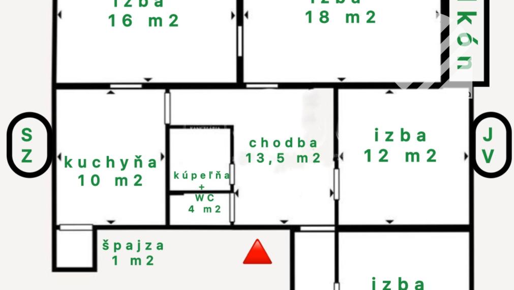 Predané - Najväčší 4-izbový byt na Vlčincoch