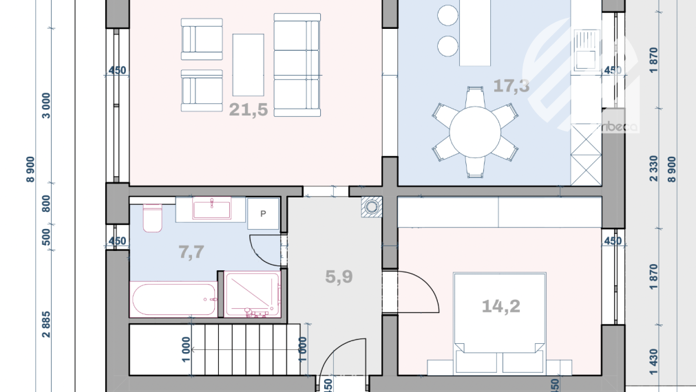 Predané .  Zrekonštruovaný 4-izbový RD, Žilina- Trnové