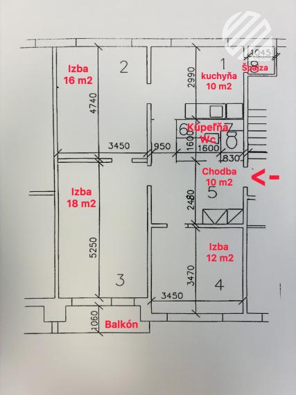 3-izbový byt na predaj v obľúbenej časti Vlčiniec