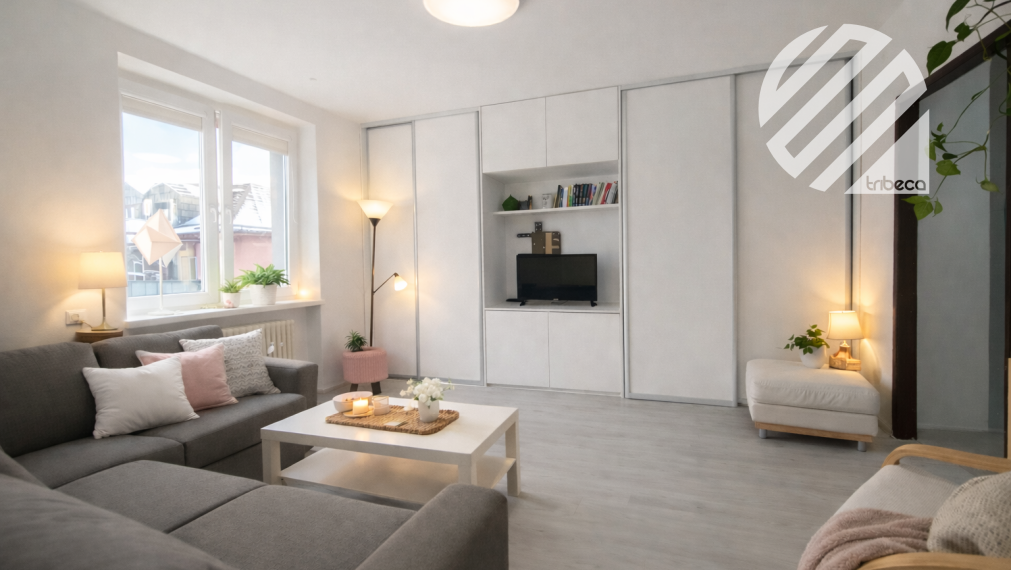 Priestranný 3-izbový 83m2 byt v tehlovom dome / KNM, Litovelská