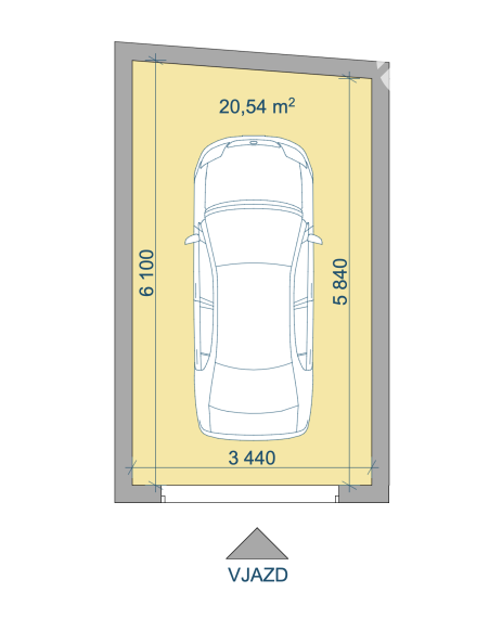 Garáž na predaj (20 m²) – ideálna na parkovanie aj skladovanie