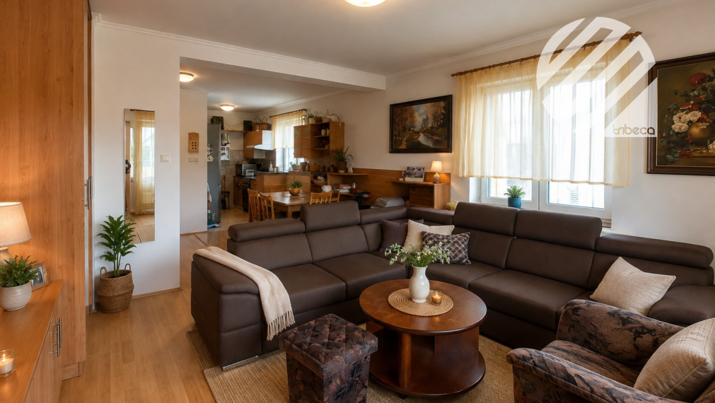 Polyfunkčný RD s dvoma bytovými jednotkami, výrobnou dielňou, parkovaním, garážou a pozemkom 1 276 m² – Čierne pri Čadci
