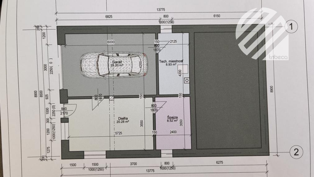 Stavebný pozemok s platným povolením – Hruštín | 913 m²