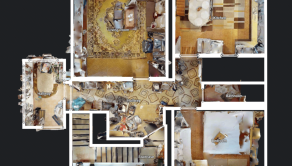 Pôdorys prízemia, celková podlahová plocha - 85 m²