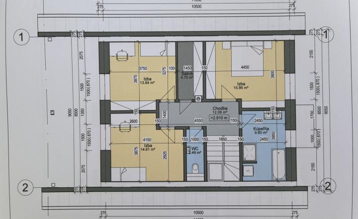 ZNÍŽENÁ CENA 63 000 € | 913 m² + stavebné povolenie a projekt - fotografia 11