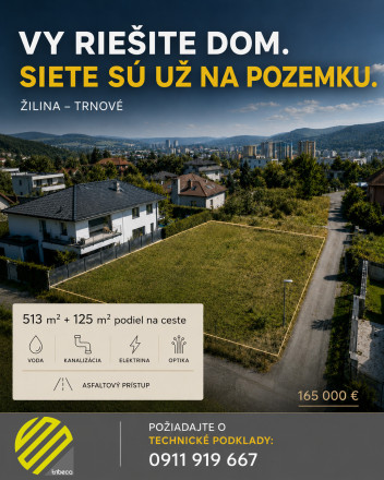 Technicky pripravený pozemok  - Trnové | 638 m²