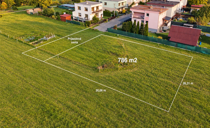 Postavte si dom v Gbeľanoch – rovinatá parcela | 786 m²